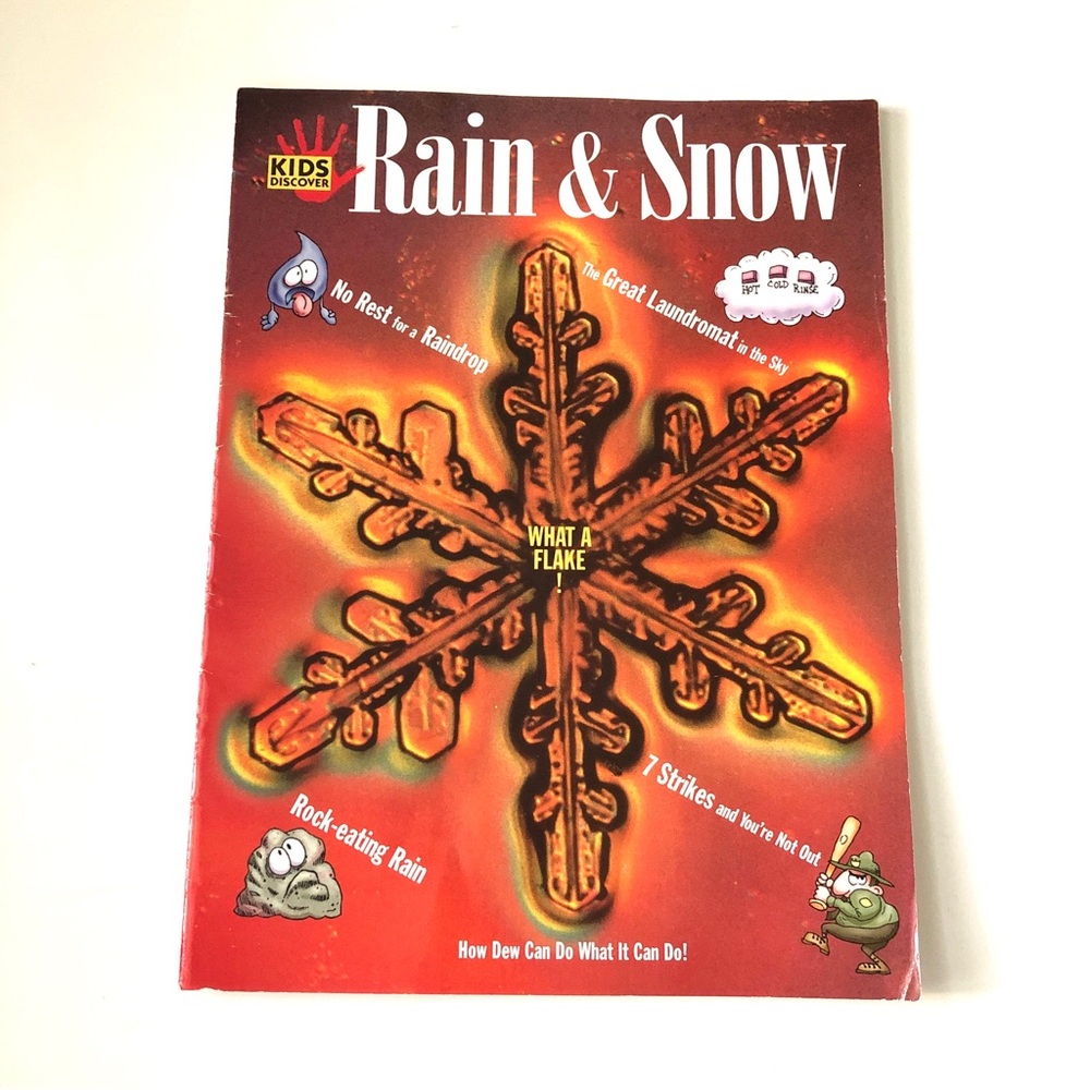 Vintage Y2K Kids Discover Magazine Rain & Snow Volume 12 Issue 12